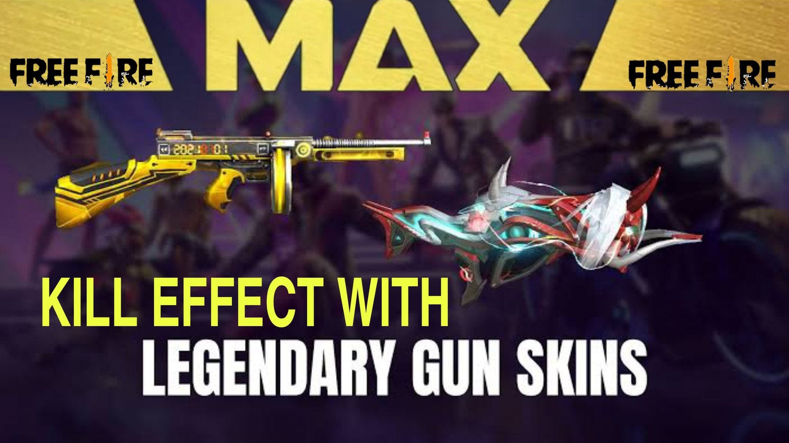 Gun Skin in Free Fire Max